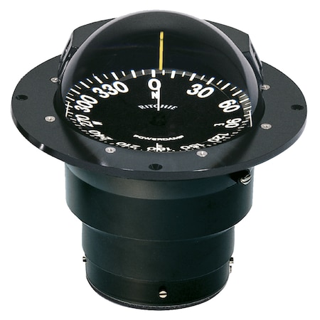 Ritchie Fb-500 Globemaster Compass Flush Mount - Black FB-500